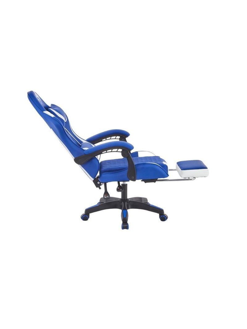 Cadeira Gamer Fox Racer Luna Com Apoio De Pés Ut-b200 Azul