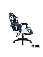 Cadeira Gamer Fox Racer Zerda Com Apoio De Pés Branca W20