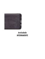 Capa Para Galaxy M62 Aveludada Preta Premium Tela 67
