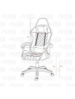 Cadeira Gamer Fox Racer Vulpes Preta WZ-318
