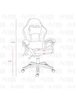 Cadeira Gamer Fox Racer Nordic RGB Preta B98