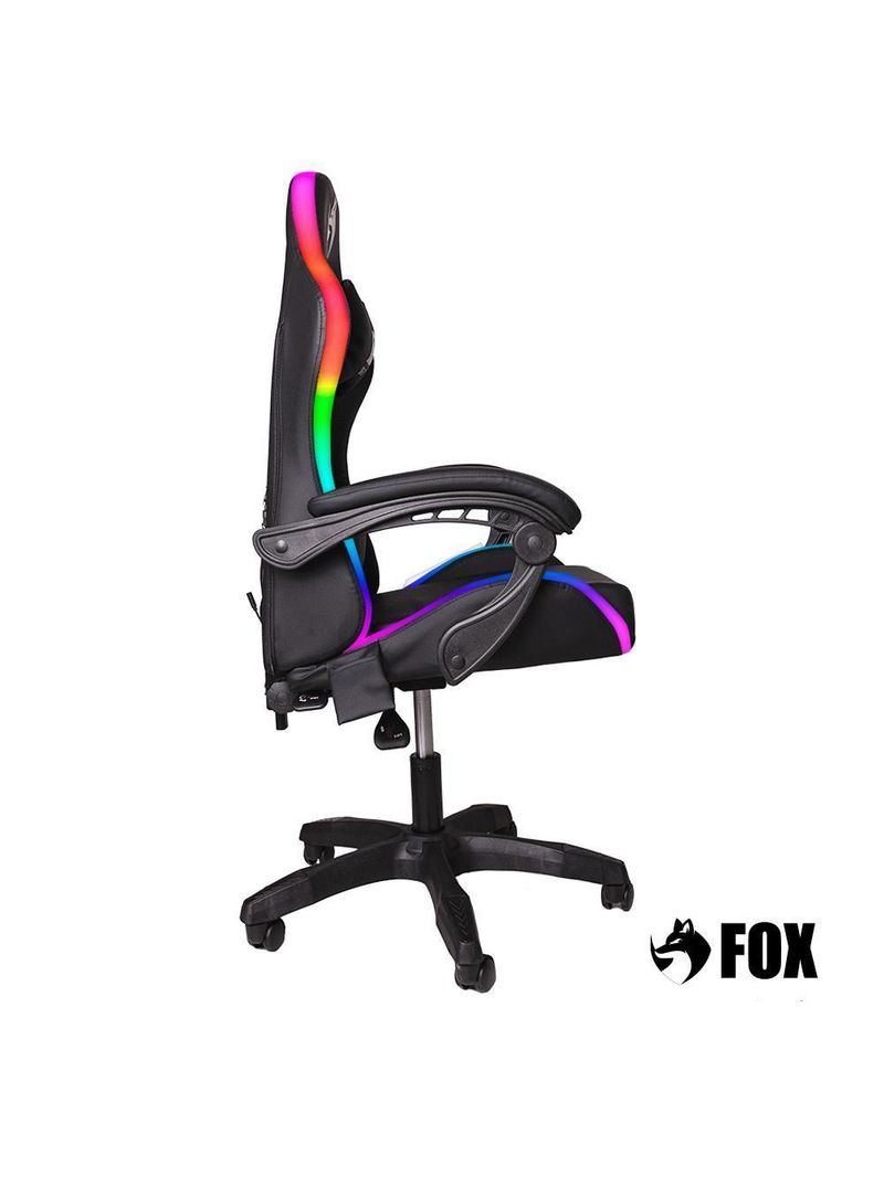 Cadeira Gamer Fox Racer Nordic RGB Preta B98
