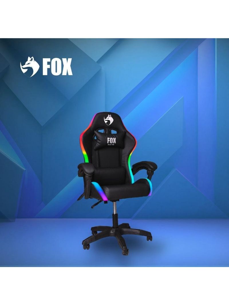 Cadeira Gamer Fox Racer Nordic RGB Preta B98