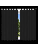 Cortina Blackout Preto - 280x220cm - C- Alça P- Varão