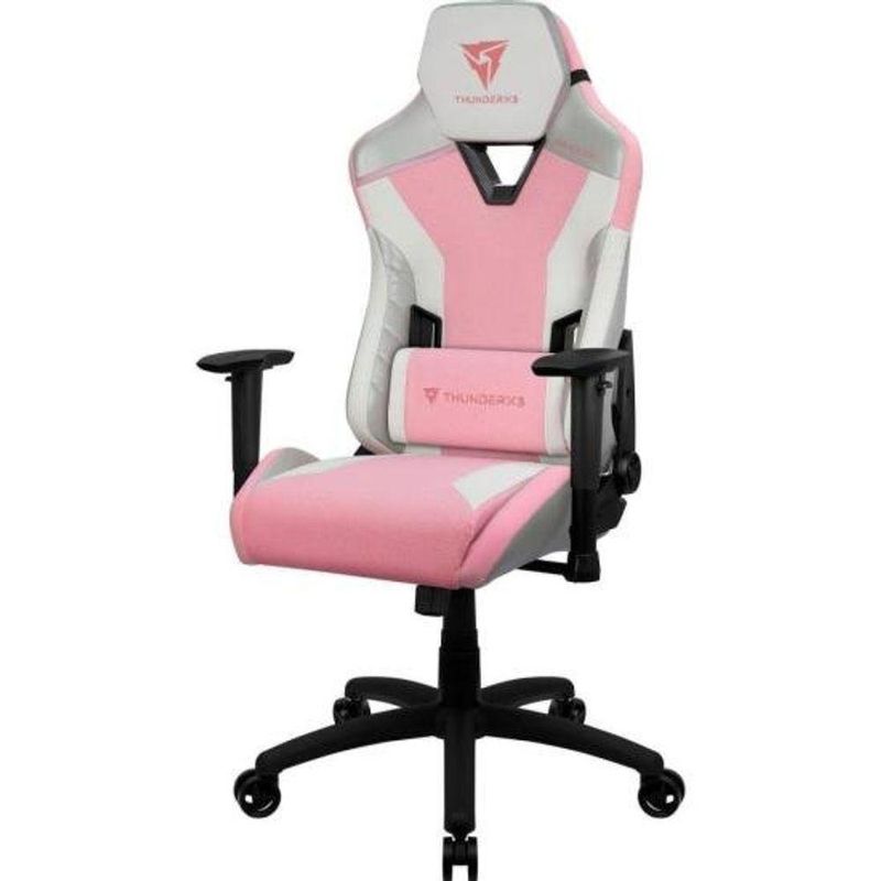 Cadeira Gamer TC3 Sakura White em Poliuretano com AIR Tech e Encosto Reclinável 135° Rosa
