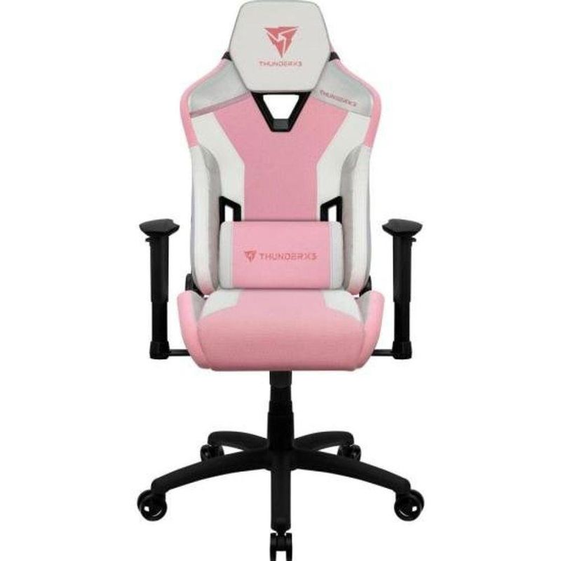 Cadeira Gamer TC3 Sakura White em Poliuretano com AIR Tech e Encosto Reclinável 135° Rosa