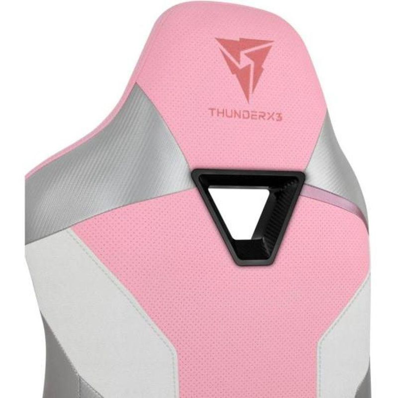 Cadeira Gamer TC3 Sakura White em Poliuretano com AIR Tech e Encosto Reclinável 135° Rosa