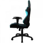 Cadeira Gamer EC3 com Revestimento em Poliuretano, Tecnologia Air Tech e Rotação 360 Graus Ciano