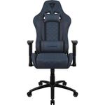 Cadeira Gamer TGC12 Loft com Revestimento em Tecido e Encosto Reclinável Confortável Azul