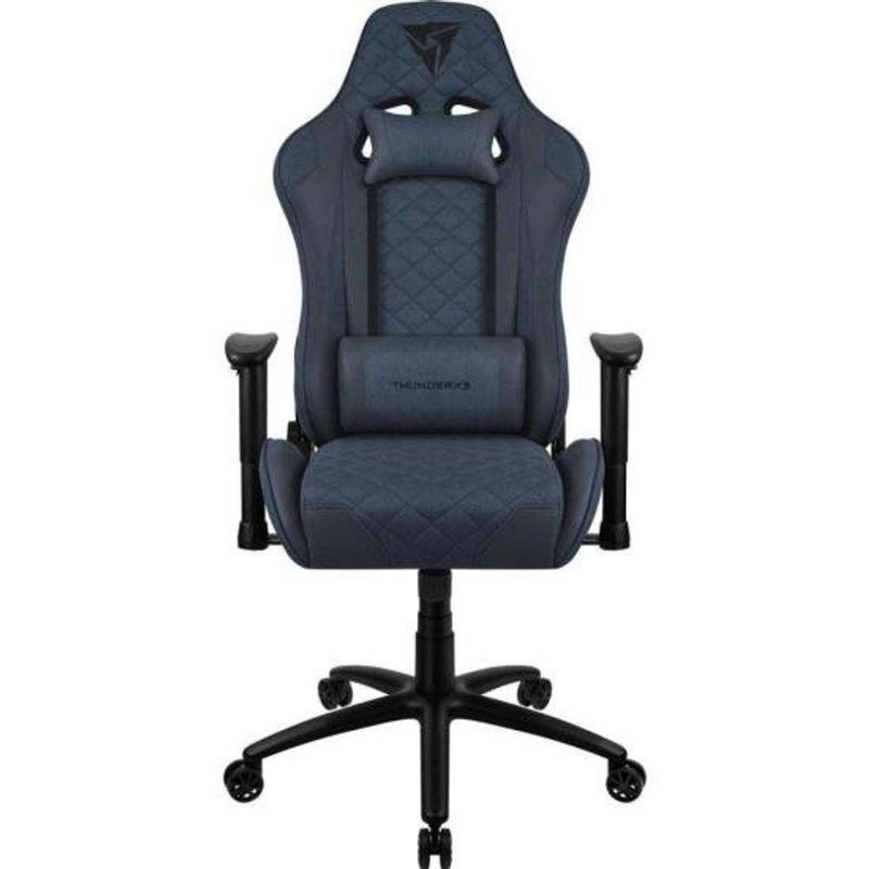 Cadeira Gamer TGC12 Loft com Revestimento em Tecido e Encosto Reclinável Confortável Azul