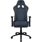 Cadeira Gamer TGC12 Loft com Revestimento em Tecido e Encosto Reclinável Confortável Azul
