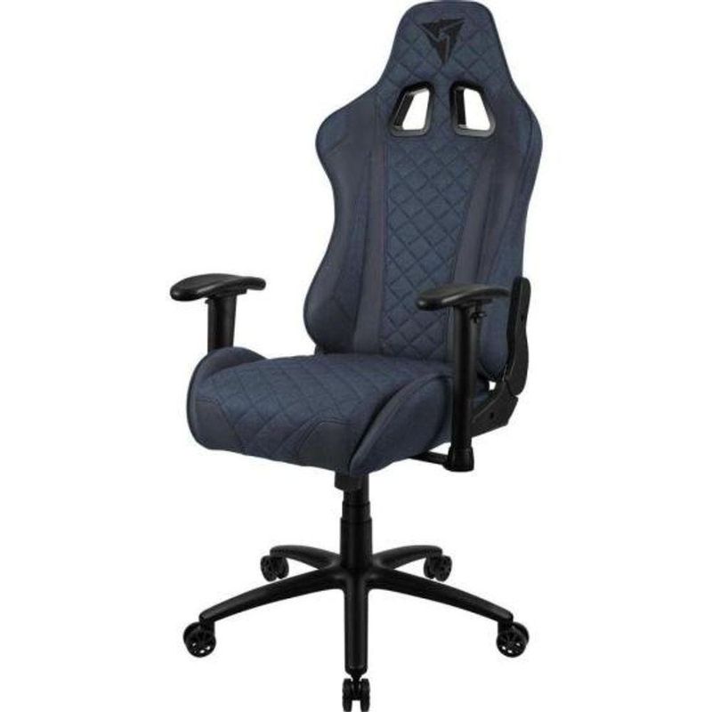 Cadeira Gamer TGC12 Loft com Revestimento em Tecido e Encosto Reclinável Confortável Azul