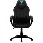 Cadeira Gamer EC1 em Poliuretano com Tecnologia Air Tech e Mecanismo de Balanço Preto