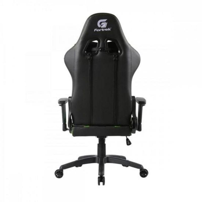 Cadeira Gamer Cruiser [F002] com Revestimento Sintético, Encosto Reclinável 155º Preto, Verde