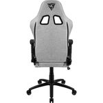 Cadeira Gamer TGC12 Loft Thunderx3 com Revestimento em Tecido e Função Balanço Cinza