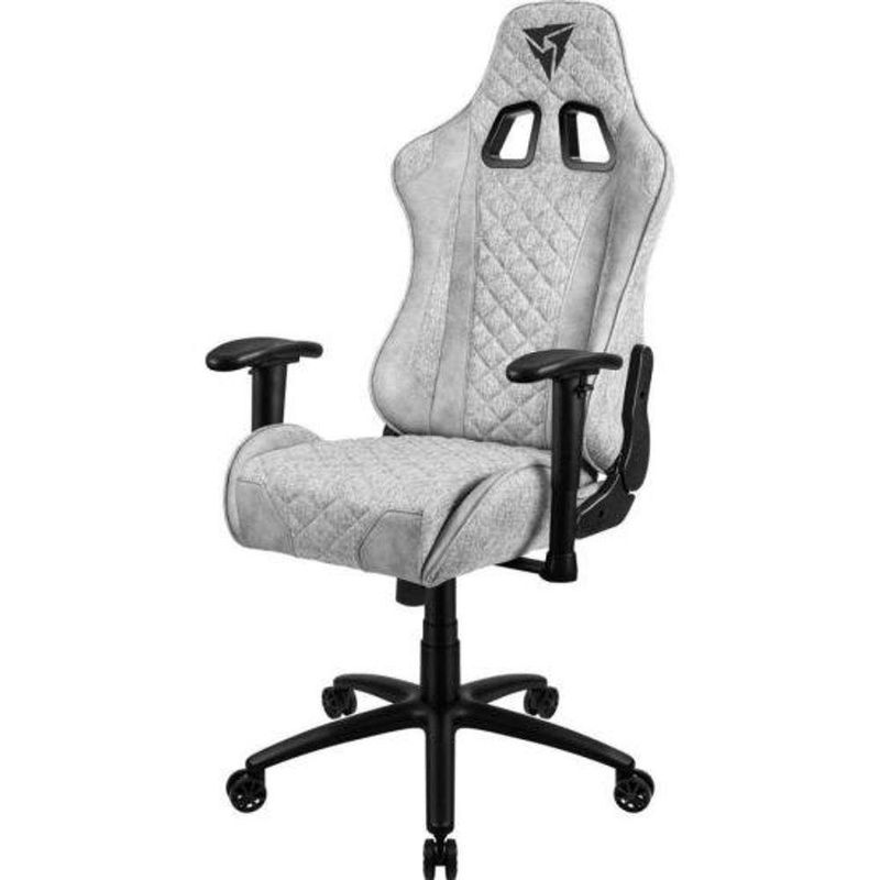 Cadeira Gamer TGC12 Loft Thunderx3 com Revestimento em Tecido e Função Balanço Cinza