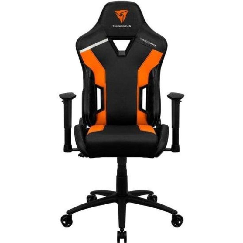 Cadeira Gamer TC3 Tiger Orange em Poliuretano com AIR Tech e Rotação 360 Graus Laranja