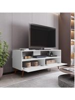 Rack Bancada Sala Para Tv Até 55 Sienna - Ssx Multicoisas Branco