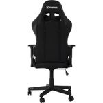 Cadeira Gamer Cruiser com Revestimento Sintético e Encosto Reclinável Até 155º com Almofadas Preta