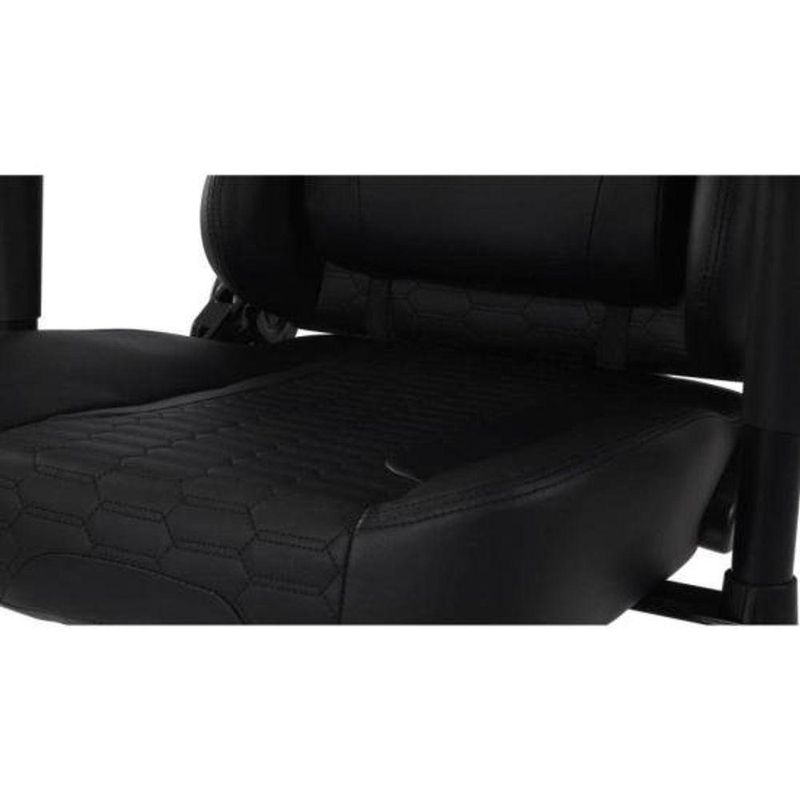 Cadeira Gamer Cruiser com Revestimento Sintético e Encosto Reclinável Até 155º com Almofadas Preta