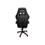 Cadeira Gamer Impact Red em Tecido com Encosto Reclinável, Apoio de Braços Ajustável e Almofadas