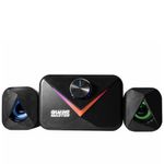 Subwoofer Gamer K-mex Stereo Ss8012 11w Rms, Canais 21, Led De 7 Cores, Preto - Ss8012u0001c81x