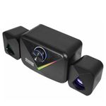 Subwoofer Gamer K-mex Stereo Ss8012 11w Rms, Canais 21, Led De 7 Cores, Preto - Ss8012u0001c81x