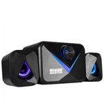 Subwoofer Gamer K-mex Stereo Ss8012 11w Rms, Canais 21, Led De 7 Cores, Preto - Ss8012u0001c81x