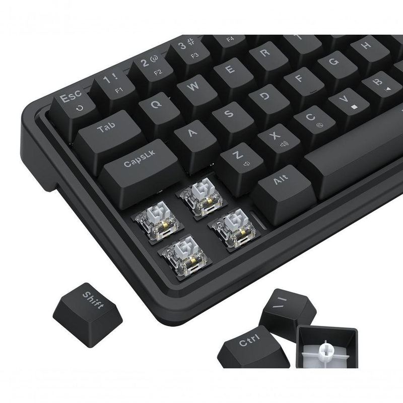 Teclado Mecânico Gamer Redragon Nova Rgb Switch Dragon-preto