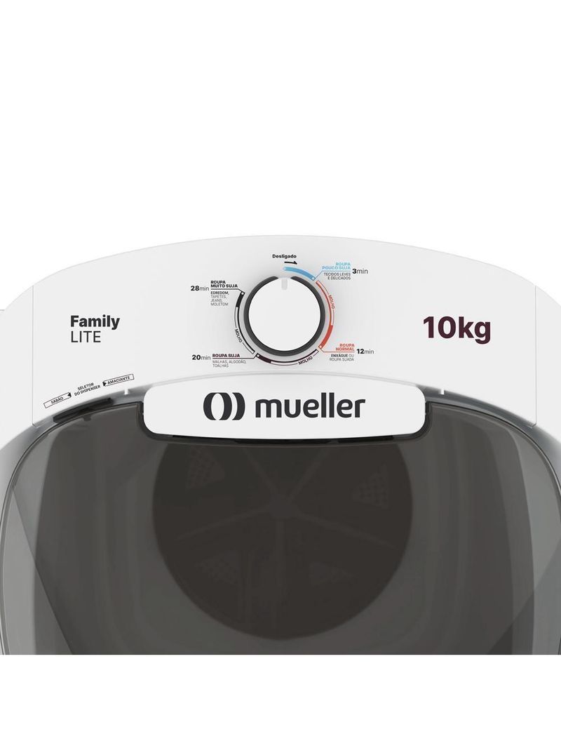 Tanquinho Mueller 10kg Family Lite Branca - 127v