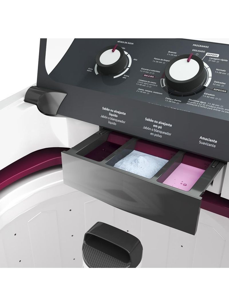 Máquina De Lavar Mueller 17kg Automática Branca 110V