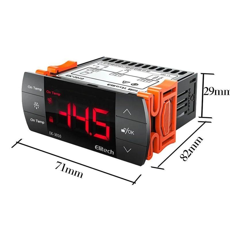 Controlador de Temperatura com Seleção do Modo de Operação Refrigeração-Aquecimento