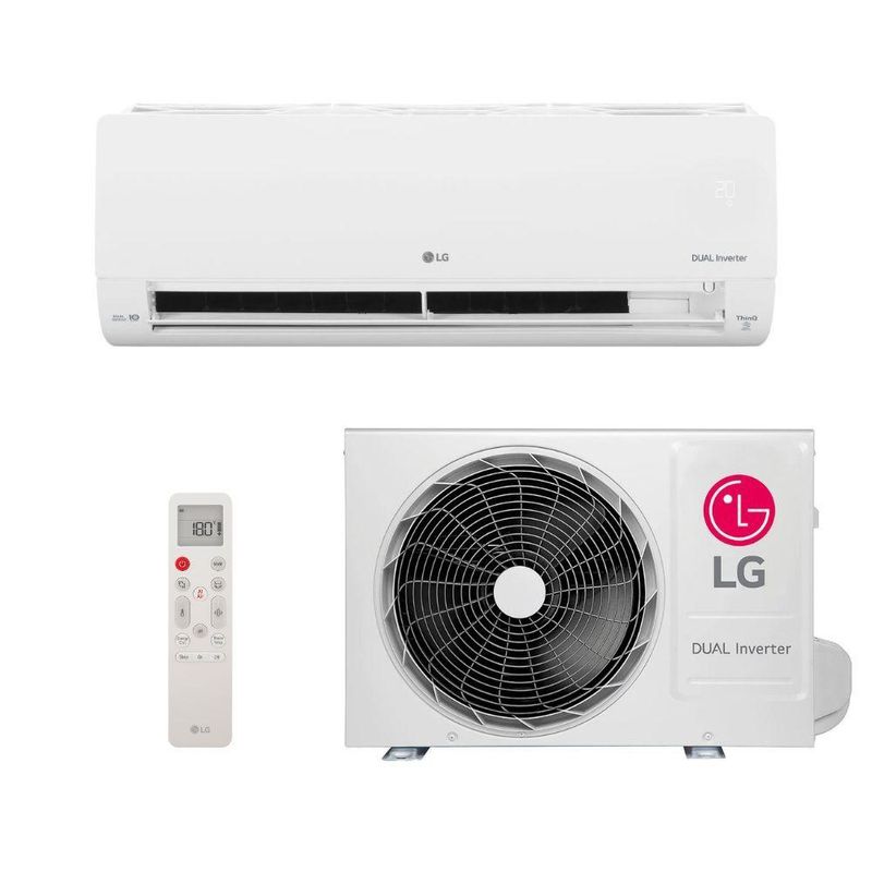 Ar Condicionado Split LG DUAL Inverter AI Voice 30000 BTUs Frio 220V S4-Q30R43FA