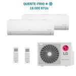 Ar Condicionado Bi Split LG 18000 BTUs (HW 12K+12K) Quente e Frio Inverter 220V R32 Z2UW18GFB1AWGZBR1