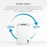 Freezer Midea Horizontal 100L 1 Porta Branco Bivolt (MDRC151FZD013)
