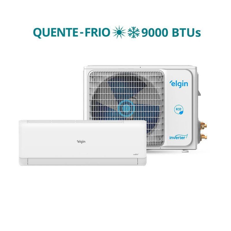 Ar Condicionado Split Elgin Eco Inverter III Wi-Fi 9000 BTUs Quente e Frio 220V HJQC09C2WGCG