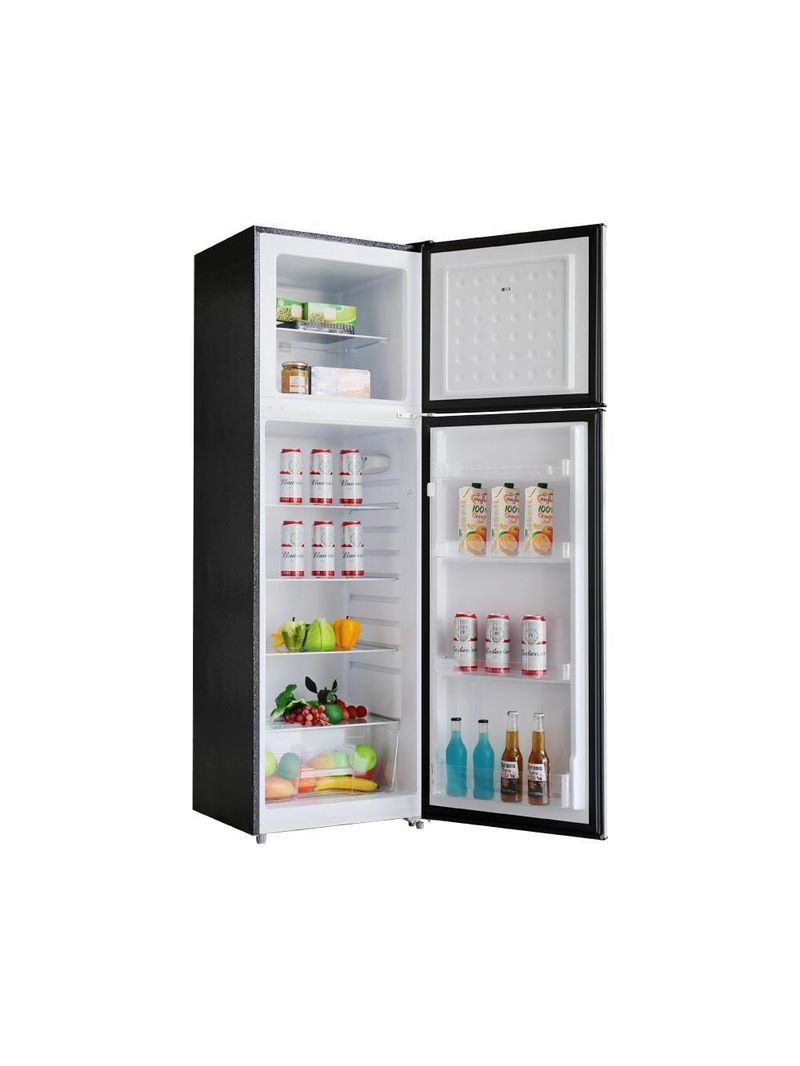 Geladeira Refrigerador HQ Defrost 290 Litros Preto/Cinza HQ-290RDF 220V