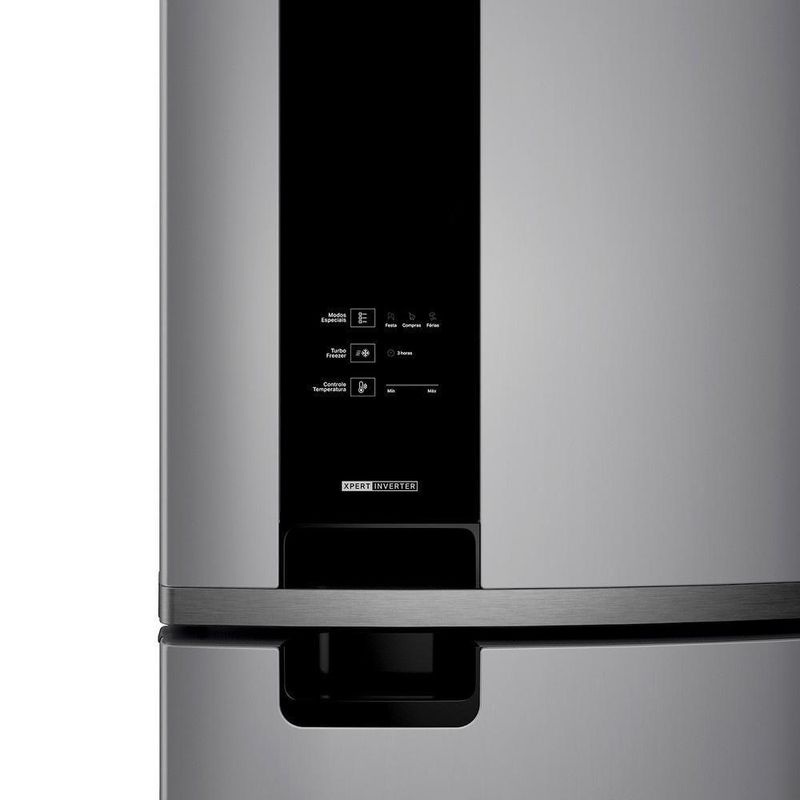 Geladeira Brastemp 415 Litros Frost Free Duplex Inox BRM52MK 110V