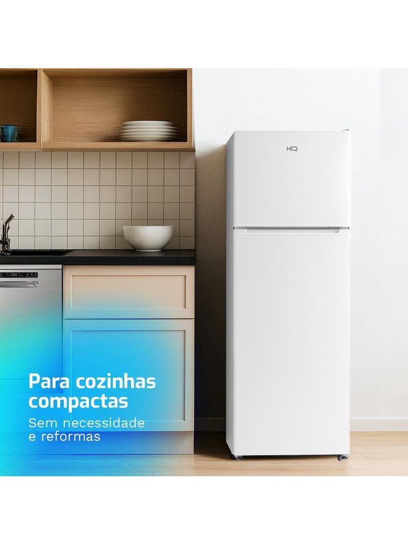 Geladeira Refrigerador HQ Defrost 290 Litros Branco HQ-290RDF 110V