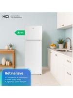 Geladeira Refrigerador HQ Defrost 290 Litros Branco HQ-290RDF 110V