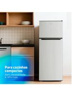Geladeira Refrigerador HQ Defrost 230 Litros Cinza HQ-230RDF 220V