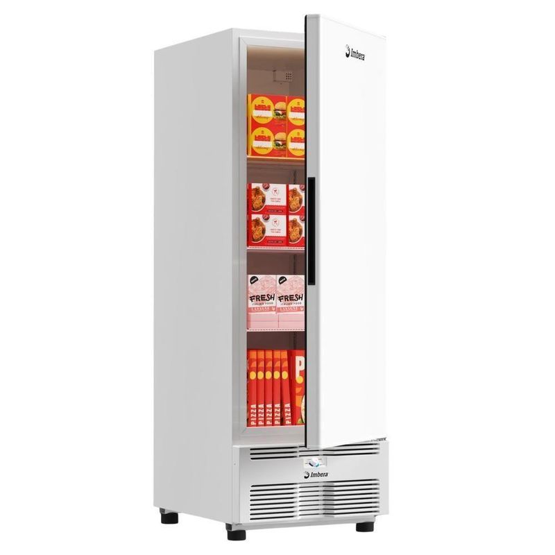 Congelador Vertical Imbera 594 Litros Porta Cega Full White EVZ21 Max 220V