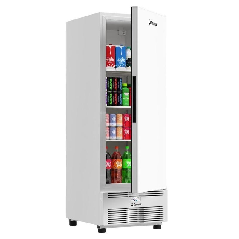Congelador Vertical Imbera 594 Litros Porta Cega Full White EVZ21 Max 220V