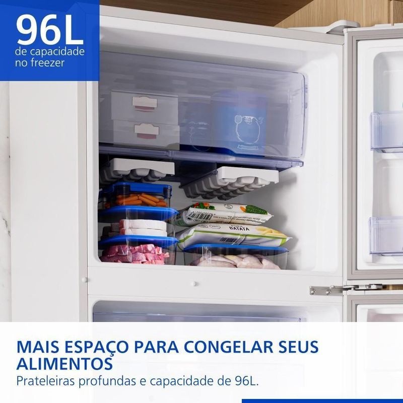 Geladeira Panasonic Duplex Frost Free 391L Antibactéria Ag NR-BT41PD2WB Branco 220V