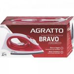 Ferro De Passar Vapor Agratto Bravo Fc-01 Cerâmico Vermelho 110V