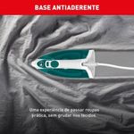 Ferro A Vapor Arno Steamgliss Base Antiaderente 110V