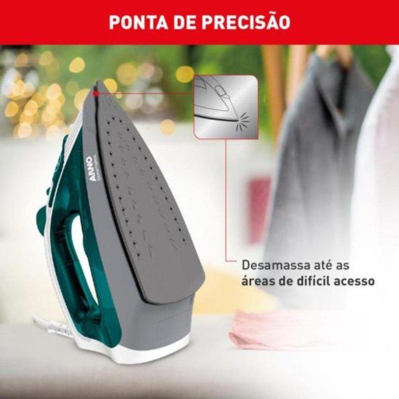 Ferro A Vapor Arno Steamgliss Base Antiaderente 110V