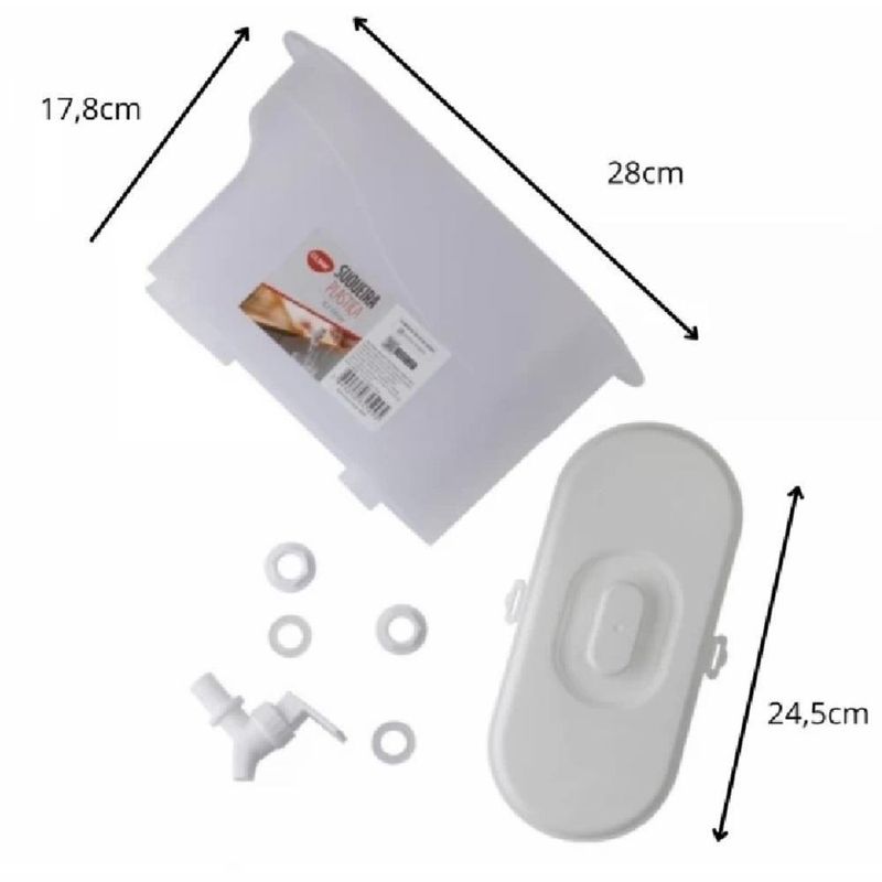 Suqueira Portatil Dispenser De Bebidas Suco Agua Camping Praia Geladeira Torneira 3,2l Grande