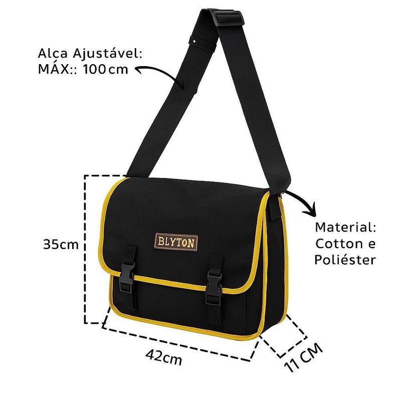 Bolsa Porta Ferramenta Impermeavel Cartucheira Alca Transversal Regulavel Amarela