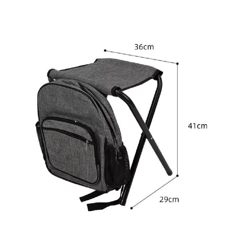 Mochila Termica Banqueta Dobravel Banco Portatil Bolsa Cooler Cadeira